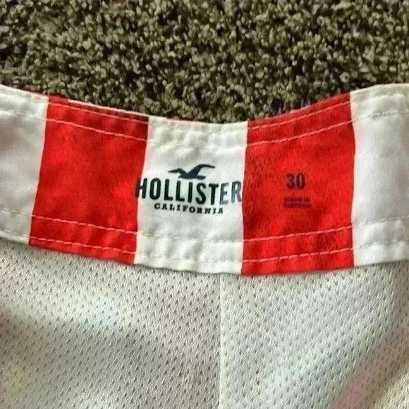 Hollister American Flag Stars and Stripes Beach Swim Trunks. Men's Size 30 - Picture 5 of 11